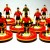Subbuteo Andrew Table Soccer Begium World Cup Team 2026 on WSB Professional bases